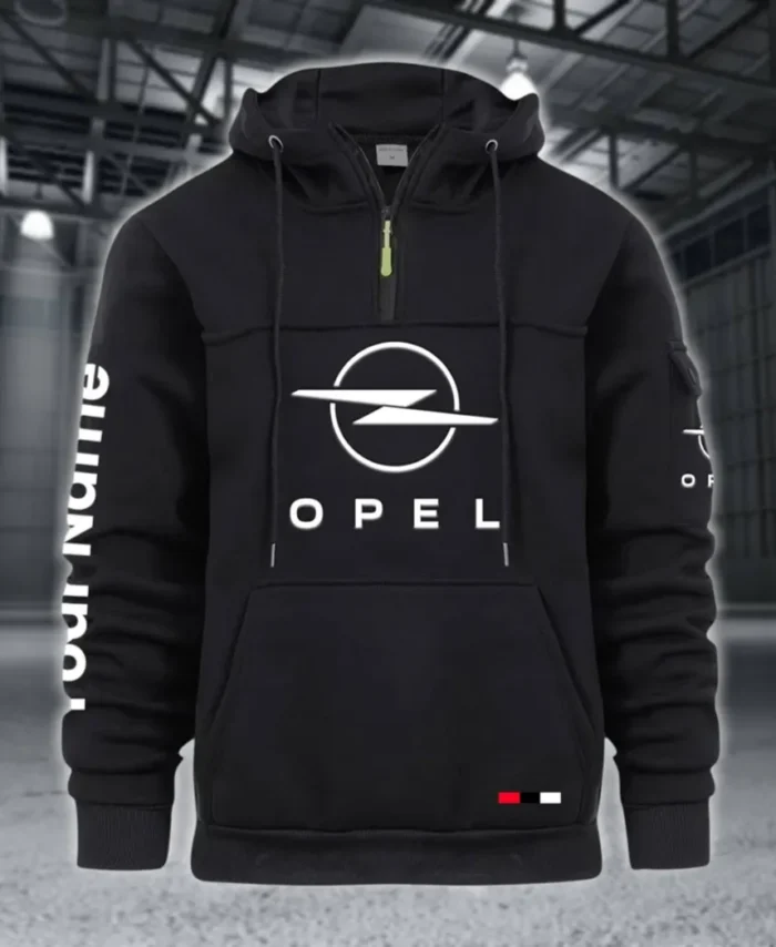 Practical Hatchback Large Pocket Hoodie, All-Season Driver's Hoodie CAR514 - Black