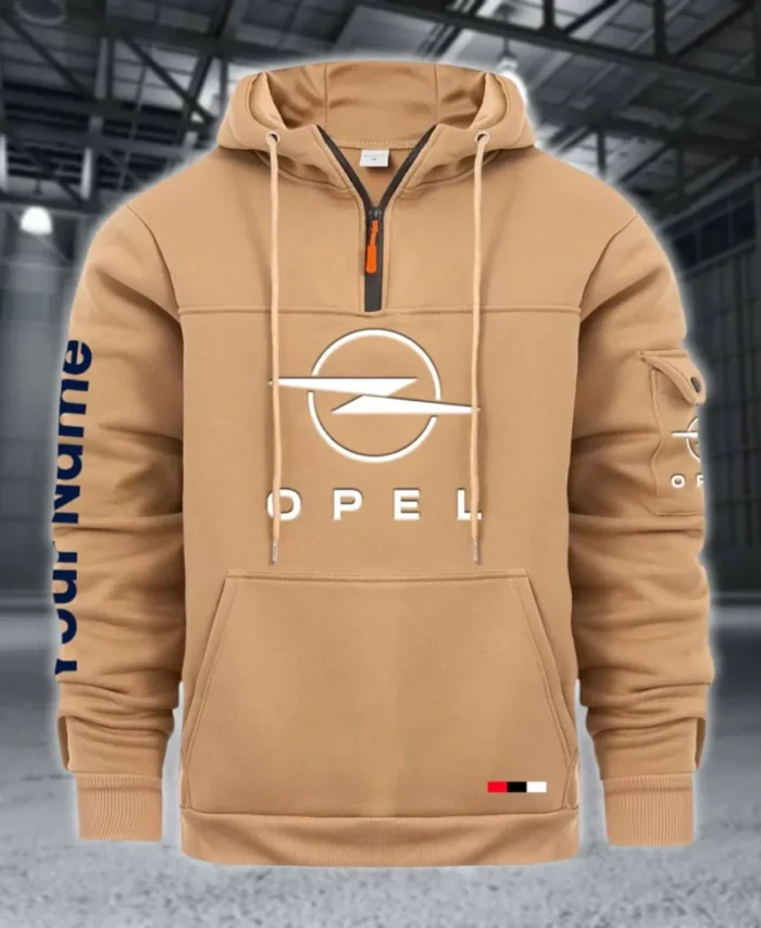 Practical Hatchback Large Pocket Hoodie, All-Season Driver's Hoodie CAR514 - Khaki