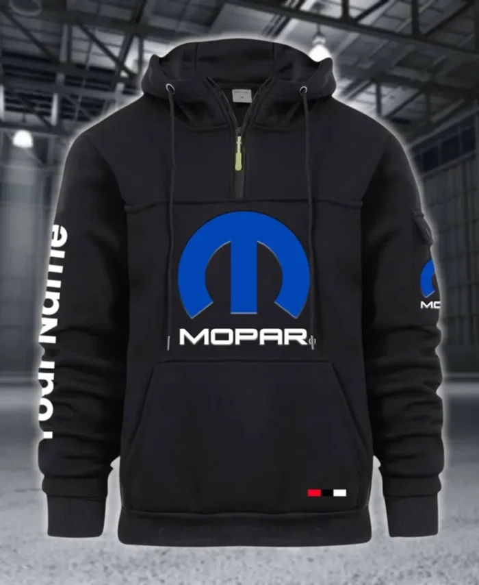 Classic Auto Fan Large Pocket Hoodie, Rider's Everyday Comfort Hoodie CAR514 - Black