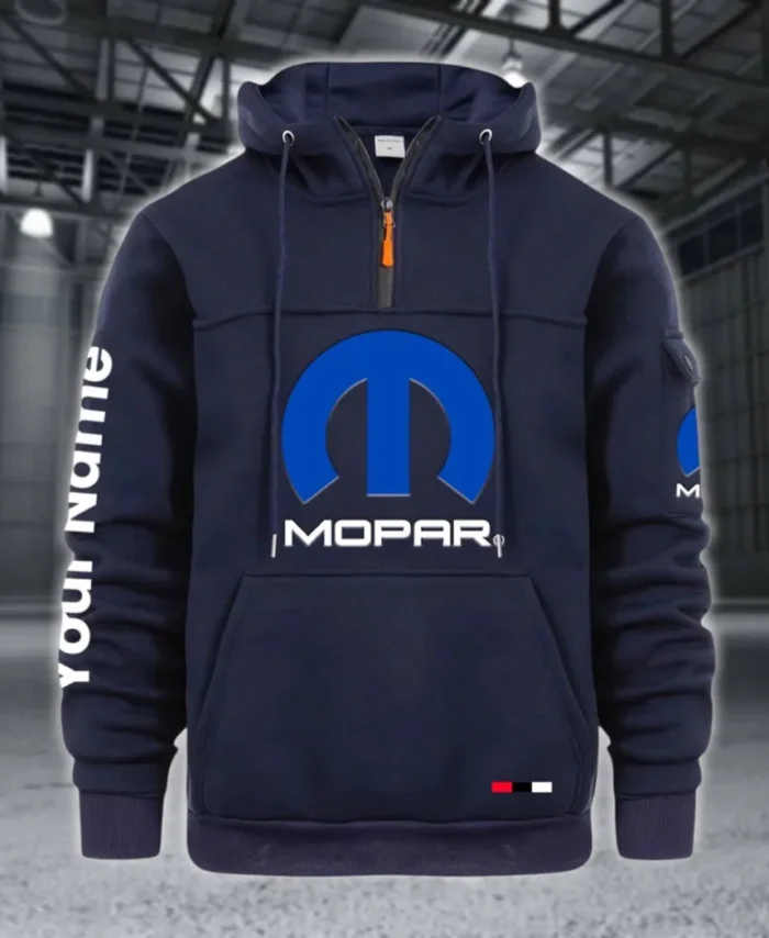 Classic Auto Fan Large Pocket Hoodie, Rider's Everyday Comfort Hoodie CAR514 - Navy