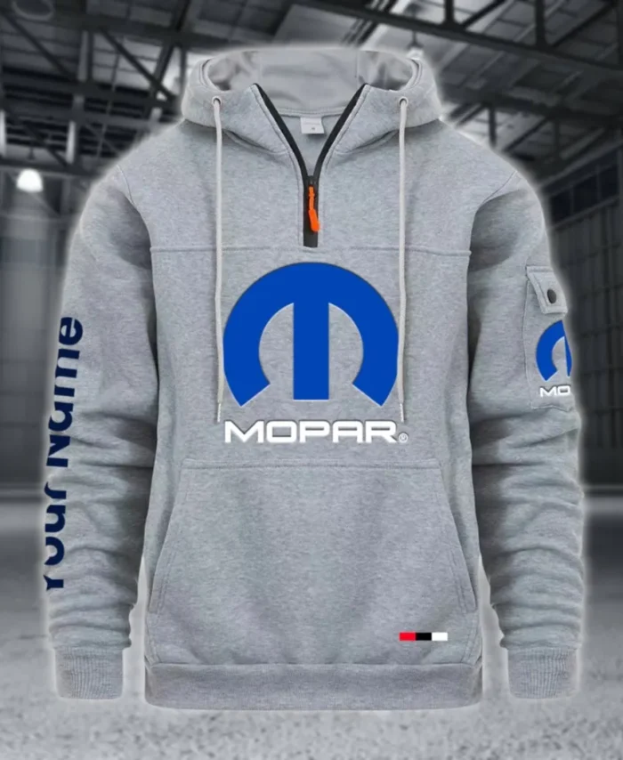 Classic Auto Fan Large Pocket Hoodie, Rider's Everyday Comfort Hoodie CAR514 - Light Gray