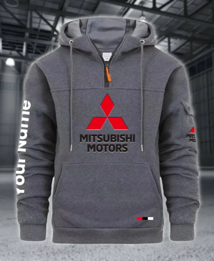 Off-Road SUV Large Pocket Hoodie, Road Warrior Style Hoodie CAR514 - Dark Gray