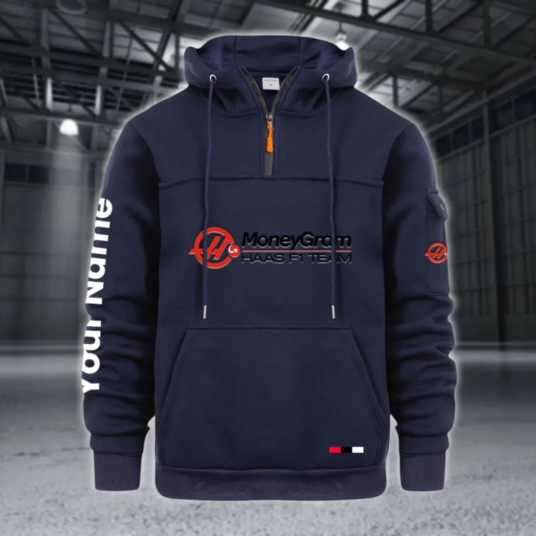 Racing Auto Large Pocket Hoodie, Car Enthusiast Everyday Hoodie CAR514 - Navy