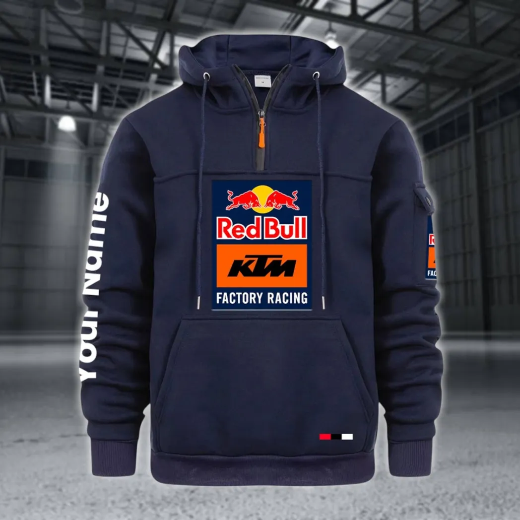 Racing Auto Large Pocket Hoodie, Automotive Spirit Pocket Hoodie CAR514 - Navy