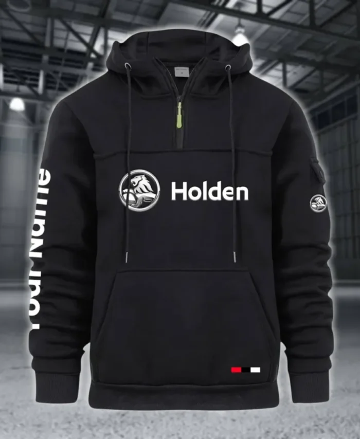 Sport Saloon Large Pocket Hoodie, Road Inspired Casual Hoodie CAR514 - Black