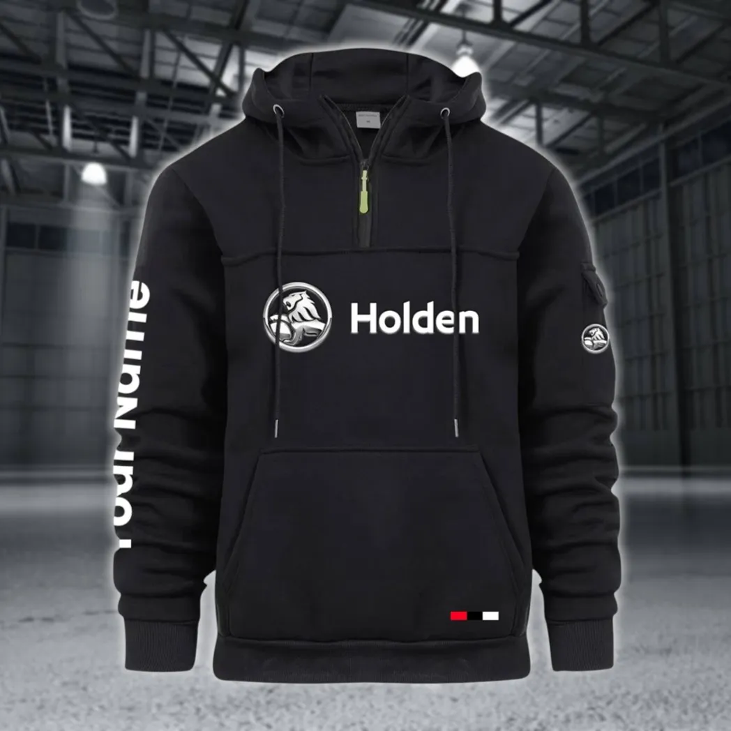 Sport Saloon Large Pocket Hoodie, Road Inspired Casual Hoodie CAR514 - Black