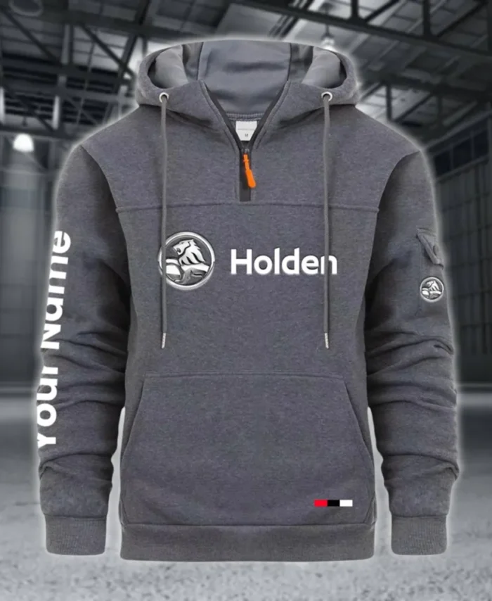 Sport Saloon Large Pocket Hoodie, Road Inspired Casual Hoodie CAR514 - Dark Gray