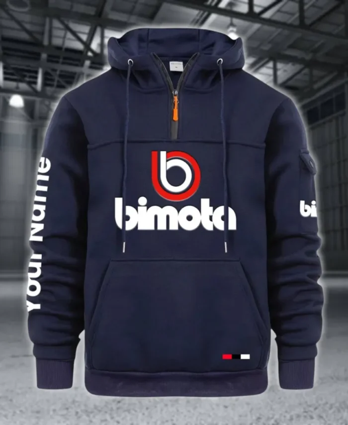 High-End Motorcycle Large Pocket Hoodie, Car Enthusiast Everyday Hoodie CAR514 - Navy