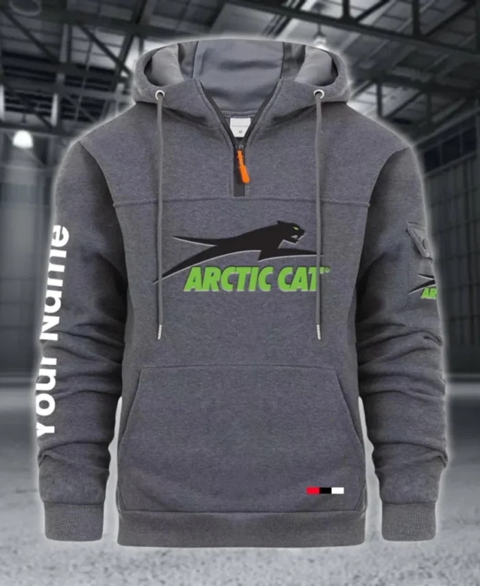 All-Terrain Vehicle Large Pocket Hoodie, Driver's Utility Pocket Hoodie CAR514 - Dark Gray