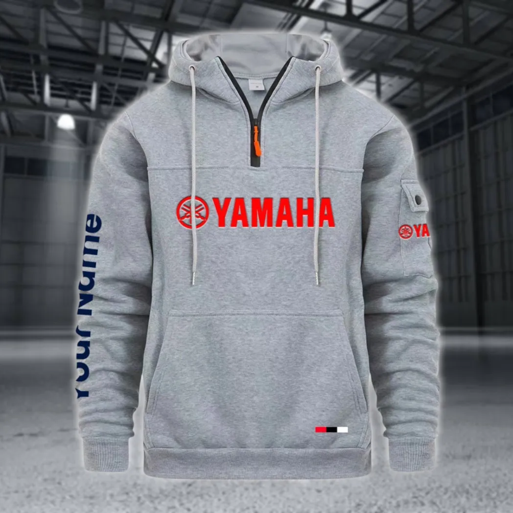 Sport Bike Large Pocket Hoodie, Road Inspired Casual Hoodie CAR514 - Light Gray