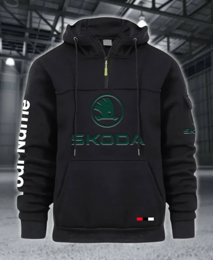 Affordable Ride Large Pocket Hoodie, Car Enthusiast Everyday Hoodie CAR514 - Black