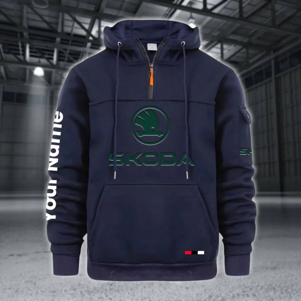 Affordable Ride Large Pocket Hoodie, Car Enthusiast Everyday Hoodie CAR514 - Navy