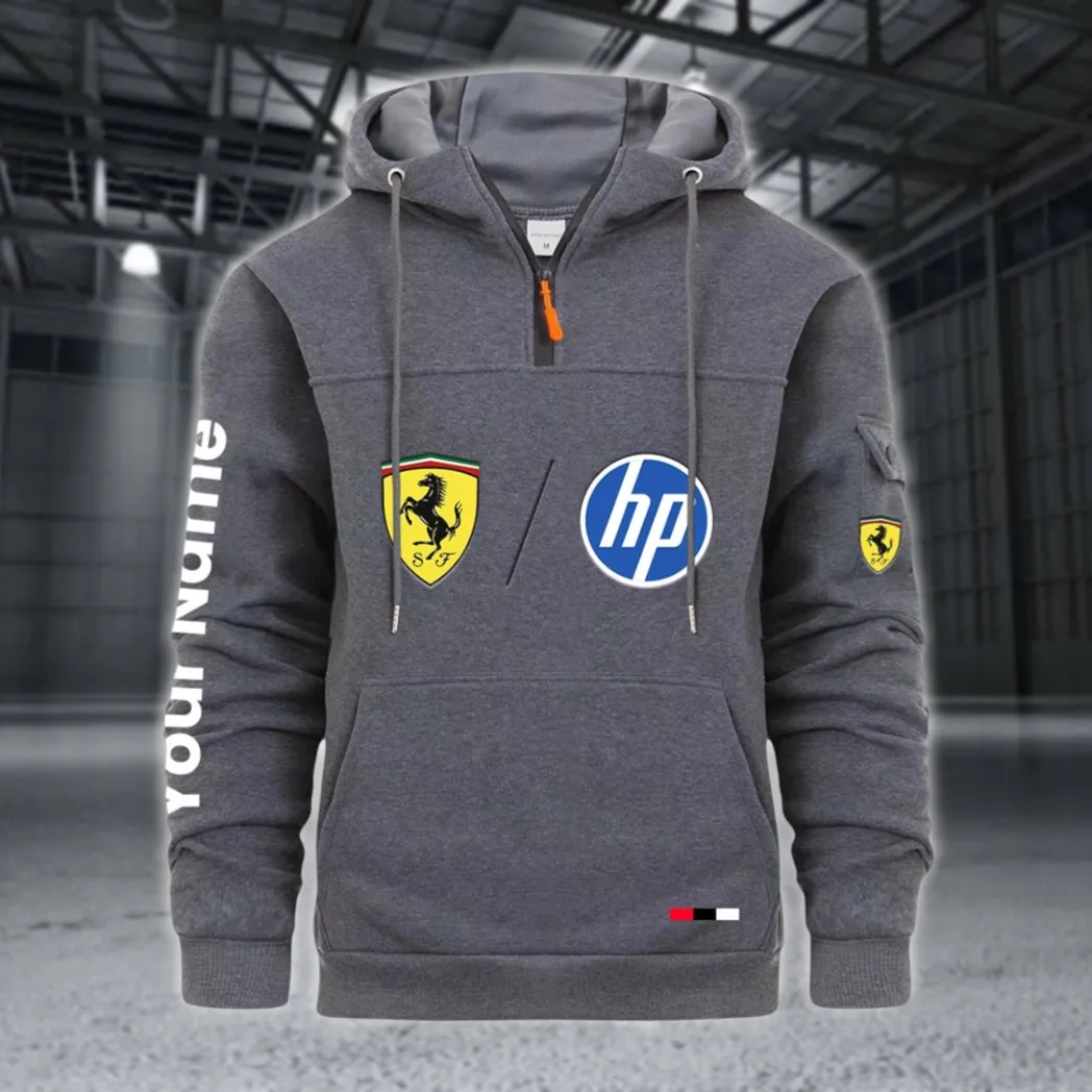 Racing Legend Large Pocket Hoodie, Classic Garage Style Hoodie CAR514 - Dark Gray