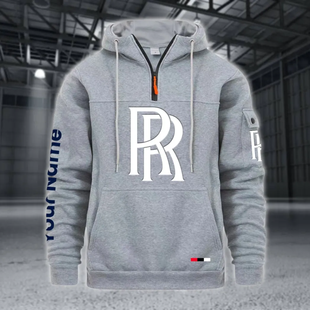 High-End Coupe Large Pocket Hoodie, Road-Ready Large Pocket Hoodie CAR514 - Light Gray