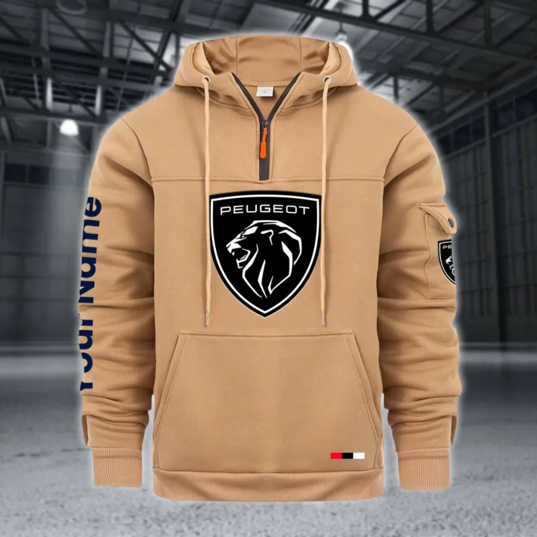 Small SUV Large Pocket Hoodie, Car Enthusiast Everyday Hoodie CAR514 - Khaki
