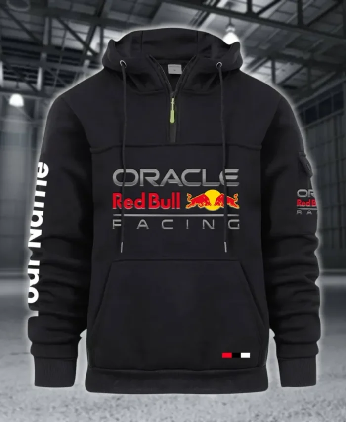 Racing Auto Large Pocket Hoodie, Road Warrior Style Hoodie CAR514 - Black