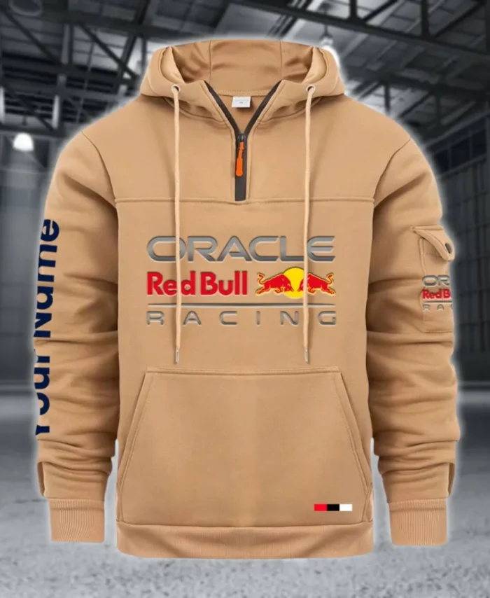 Racing Auto Large Pocket Hoodie, Road Warrior Style Hoodie CAR514 - Khaki