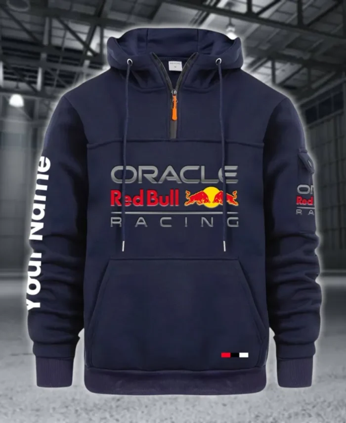 Racing Auto Large Pocket Hoodie, Road Warrior Style Hoodie CAR514 - Navy