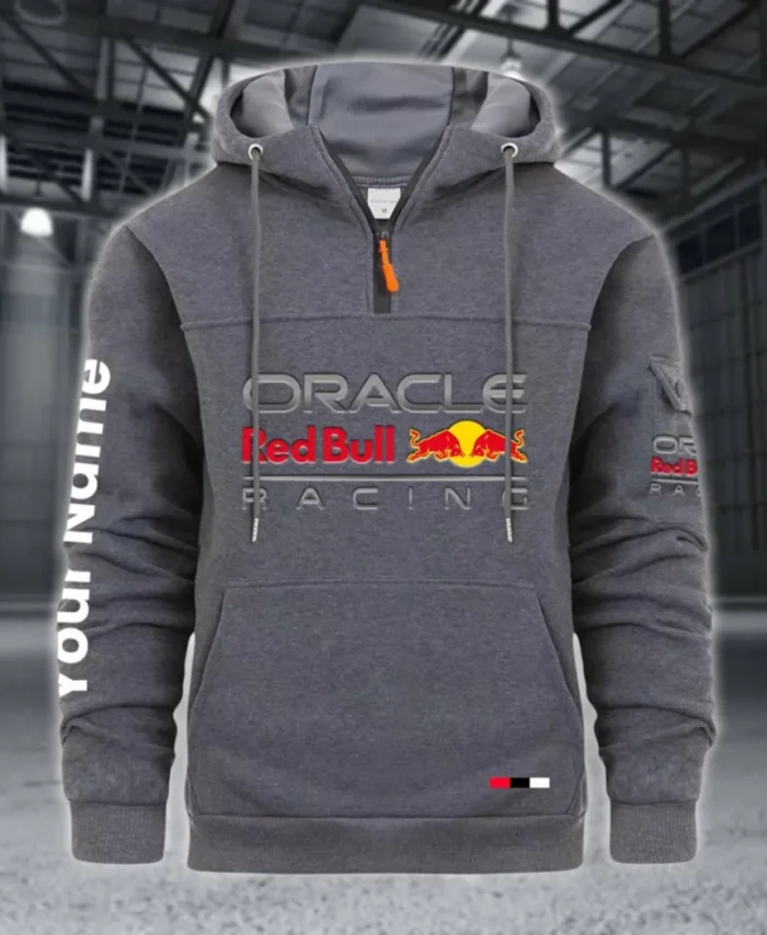 Racing Auto Large Pocket Hoodie, Road Warrior Style Hoodie CAR514 - Dark Gray
