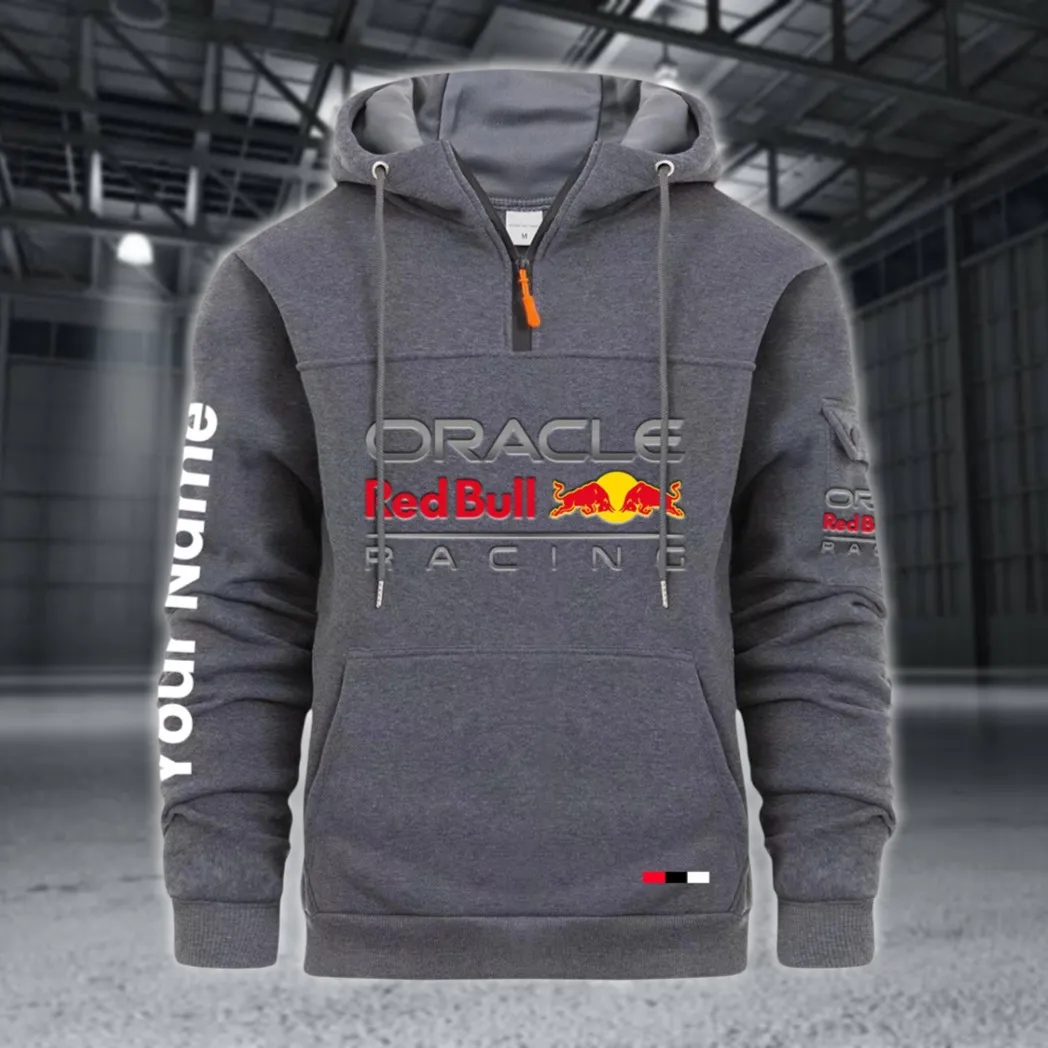 Racing Auto Large Pocket Hoodie, Road Warrior Style Hoodie CAR514 - Dark Gray