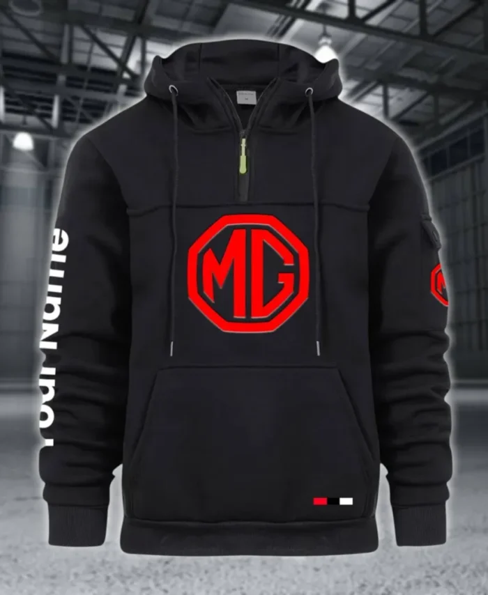 Collector’s Auto Large Pocket Hoodie, Car Enthusiast Everyday Hoodie CAR514 - Black