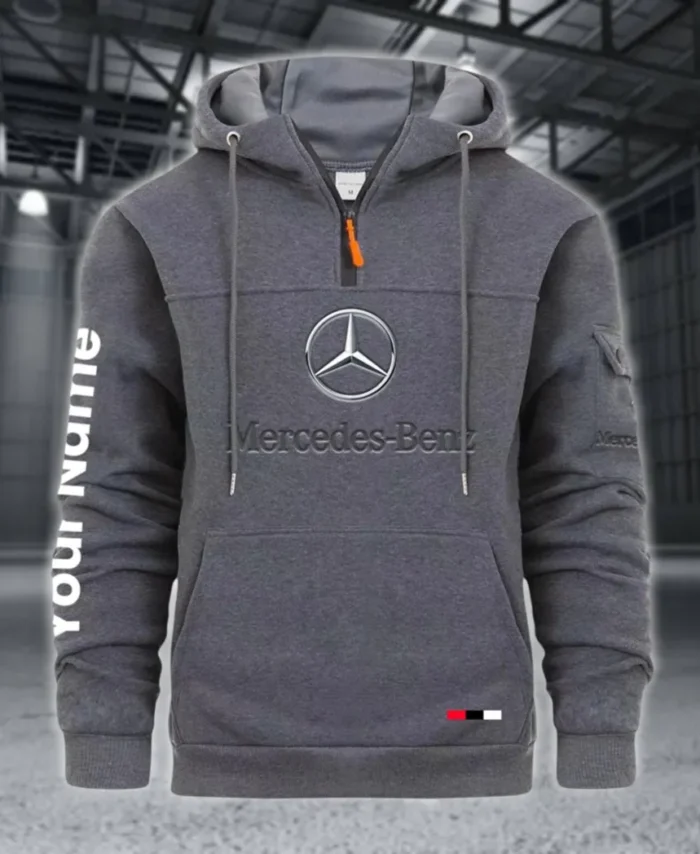 Prestige Sedan Large Pocket Hoodie, Driver's Utility Pocket Hoodie CAR514 - Dark Gray