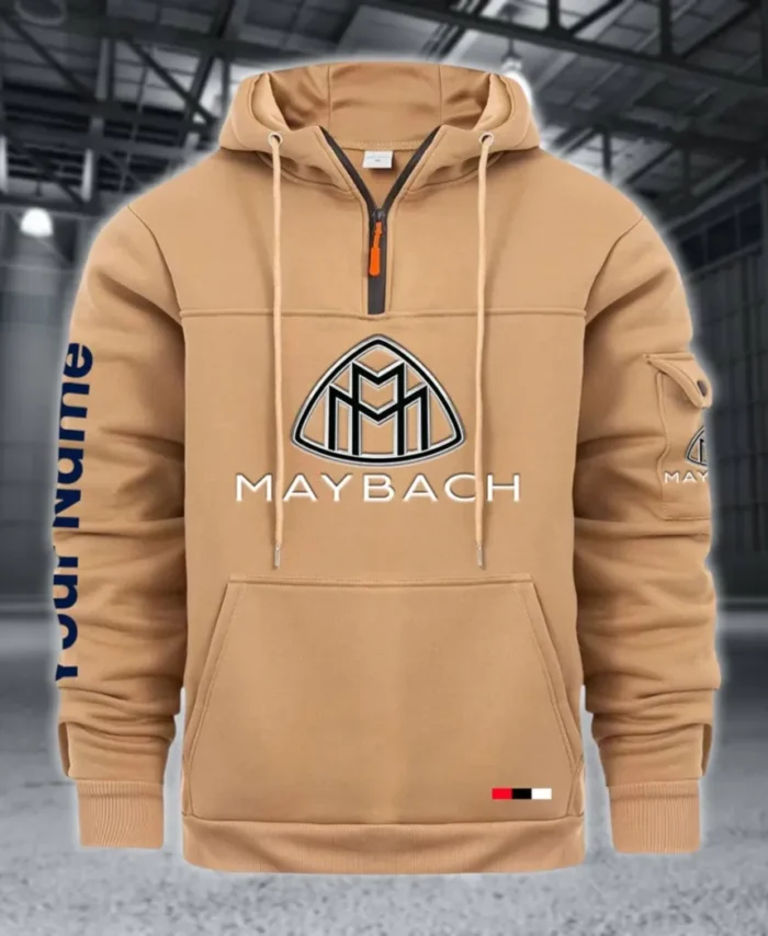 Engine Life Large Pocket Hoodie, Car Enthusiast Everyday Hoodie CAR514 - Khaki