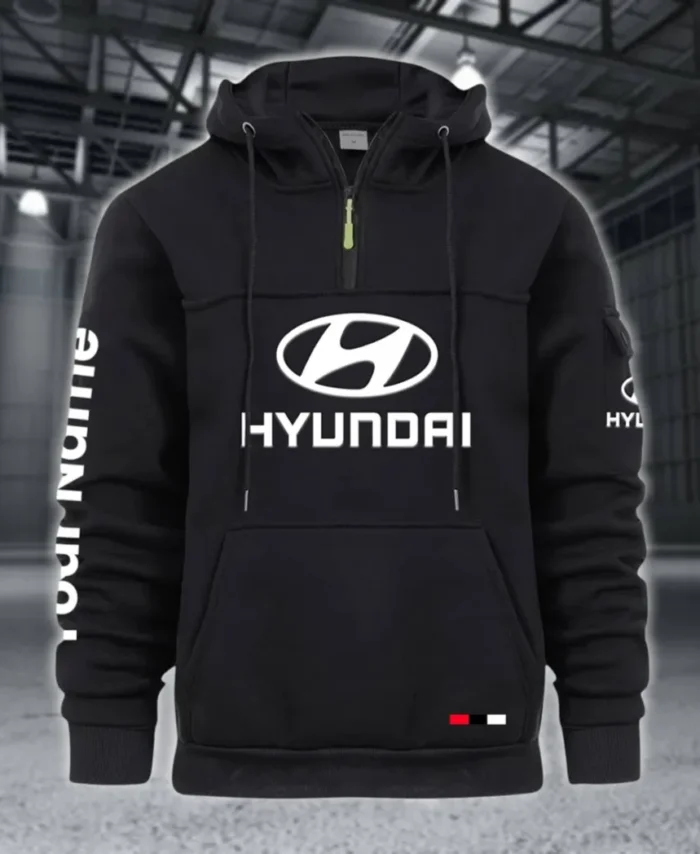 Compact Car Large Pocket Hoodie, Road Warrior Style Hoodie CAR514 - Black