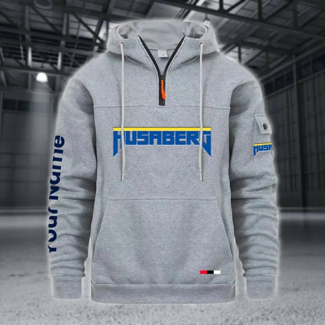 Agile Dirt Bike Large Pocket Hoodie, Road-Ready Large Pocket Hoodie CAR514 - Light Gray