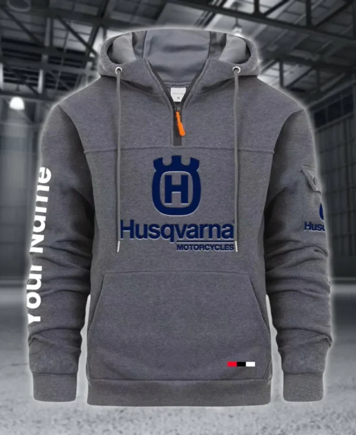 Outdoor Adventure Bike Large Pocket Hoodie, Road-Ready Large Pocket Hoodie CAR514 - Dark Gray