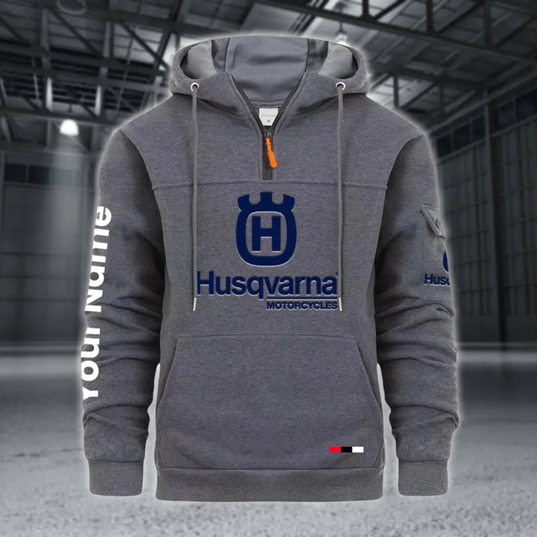 Outdoor Adventure Bike Large Pocket Hoodie, Road-Ready Large Pocket Hoodie CAR514 - Dark Gray