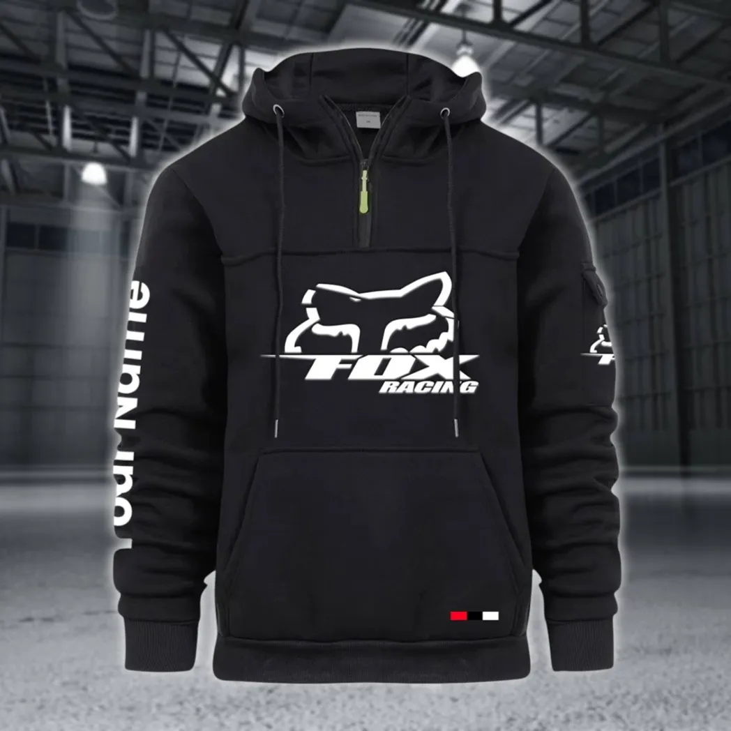 Rider Equipment Large Pocket Hoodie, Garage-Ready Lifestyle Hoodie CAR514 - Black