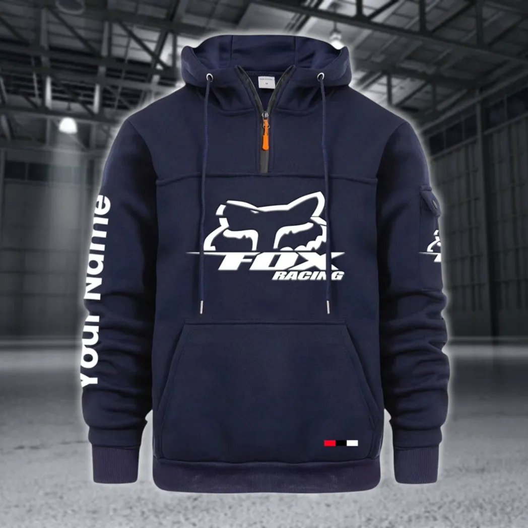 Rider Equipment Large Pocket Hoodie, Garage-Ready Lifestyle Hoodie CAR514 - Navy