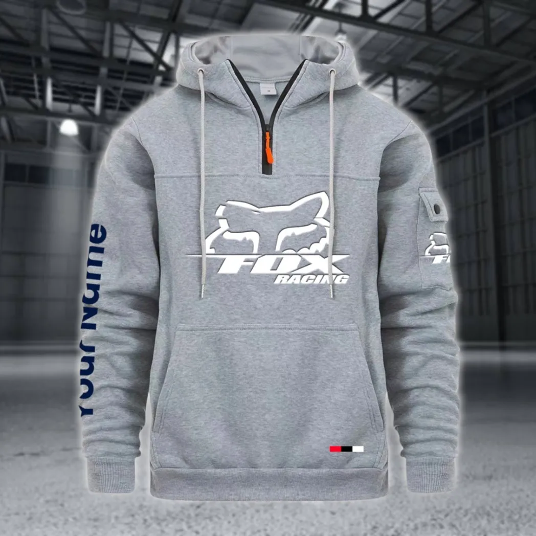 Rider Equipment Large Pocket Hoodie, Garage-Ready Lifestyle Hoodie CAR514 - Light Gray