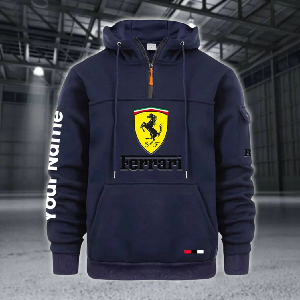 Precision Engineered Car Large Pocket Hoodie, Classic Garage Style Hoodie CAR514 - Navy