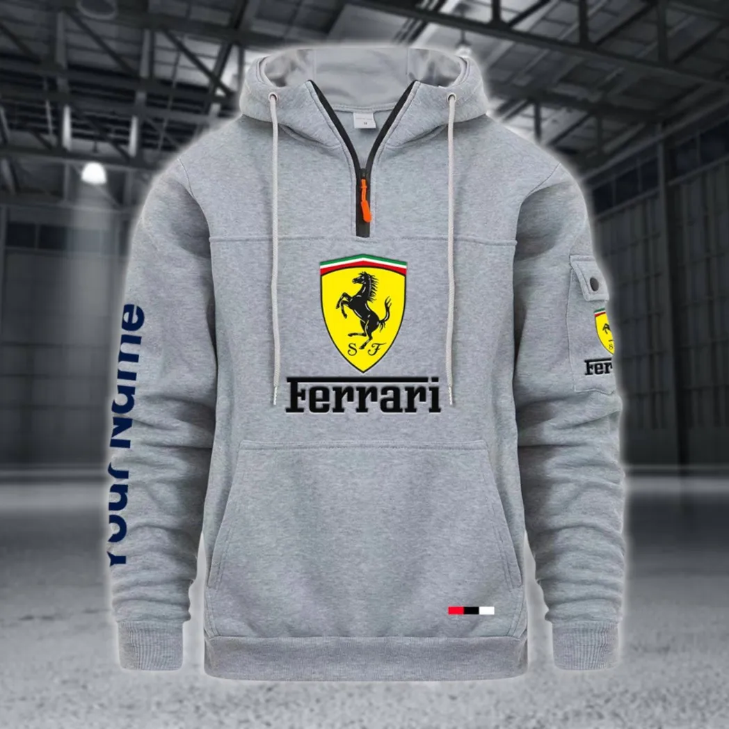 Precision Engineered Car Large Pocket Hoodie, Classic Garage Style Hoodie CAR514 - Light Gray