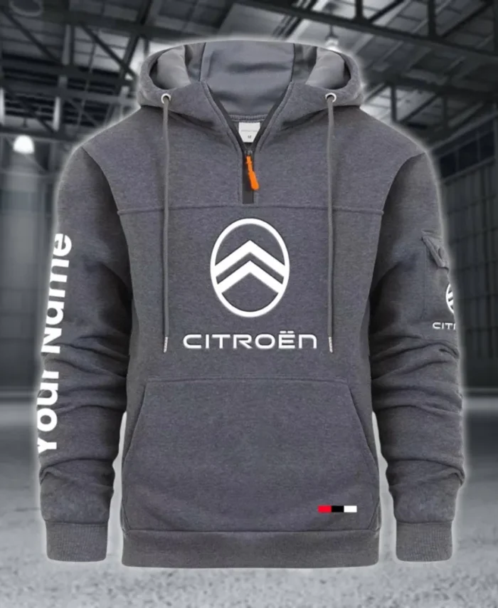 City Car Large Pocket Hoodie, Everyday Road-Ready Pullover CAR514 - Dark Gray