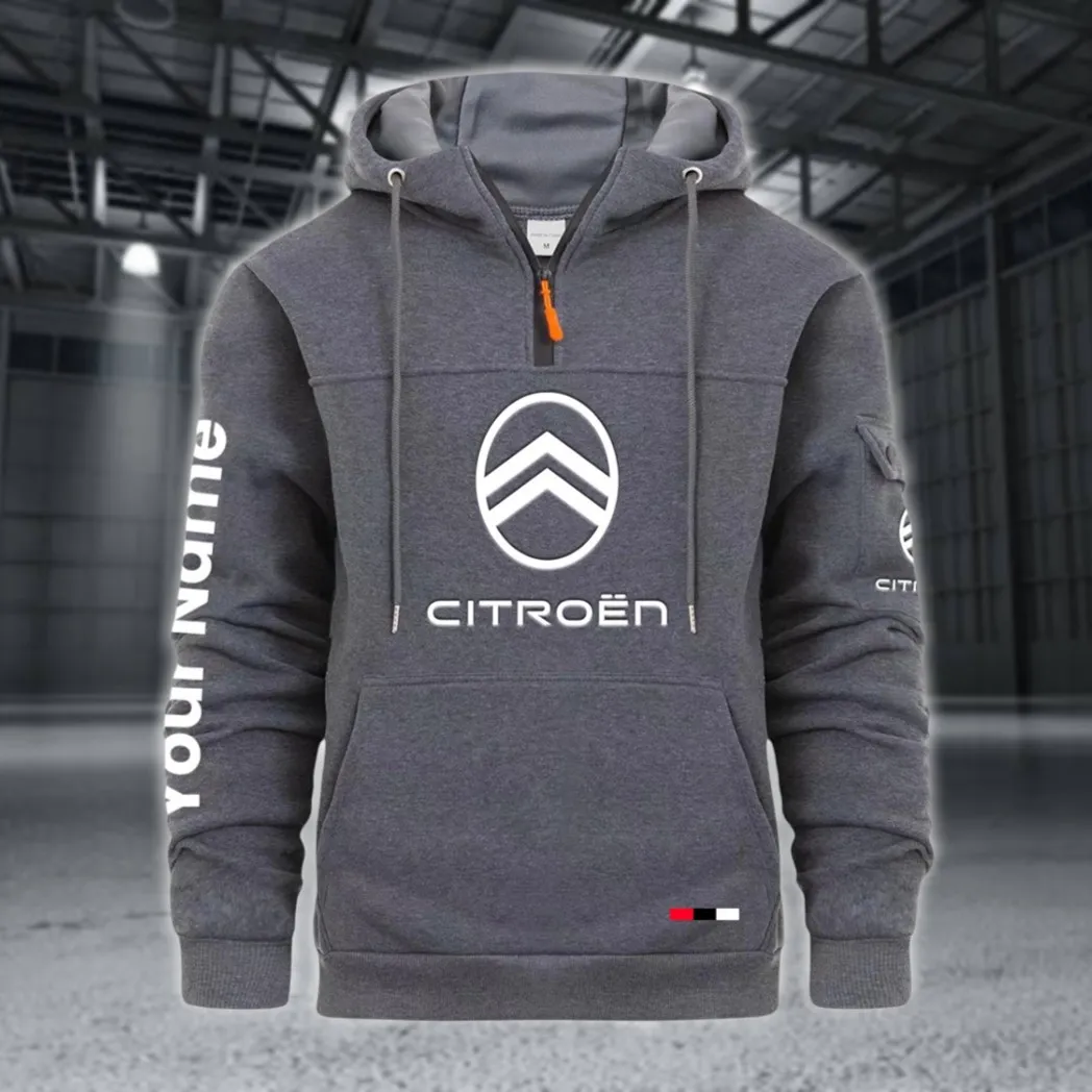 City Car Large Pocket Hoodie, Everyday Road-Ready Pullover CAR514 - Dark Gray