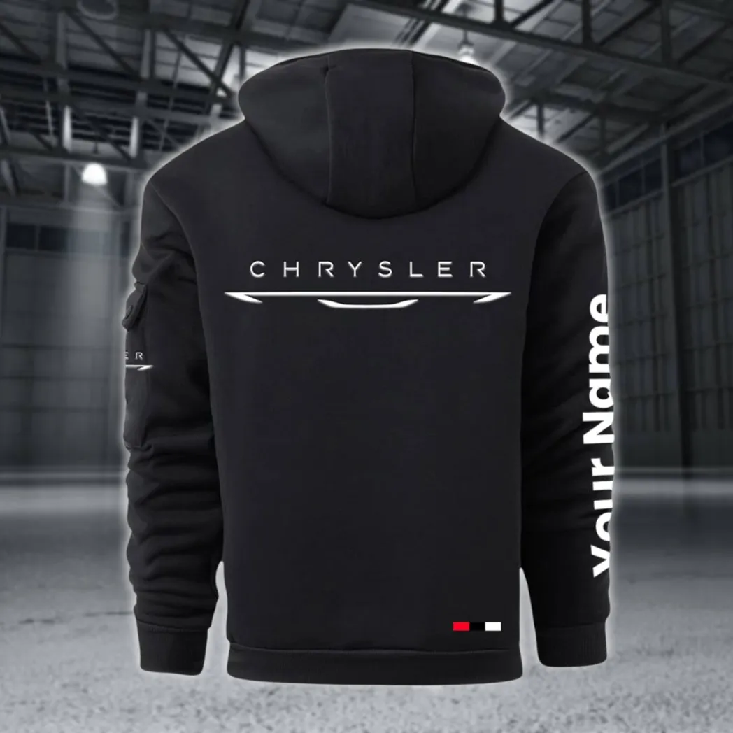 Full-Size Car Large Pocket Hoodie, Automotive Spirit Pocket Hoodie CAR514 - Black