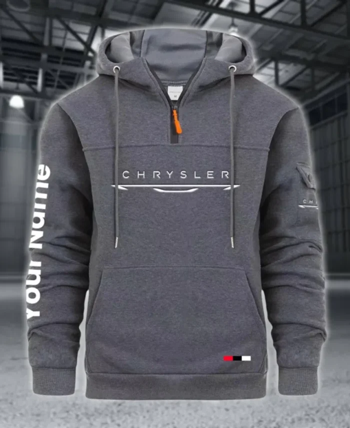 Full-Size Car Large Pocket Hoodie, Automotive Spirit Pocket Hoodie CAR514 - Dark Gray
