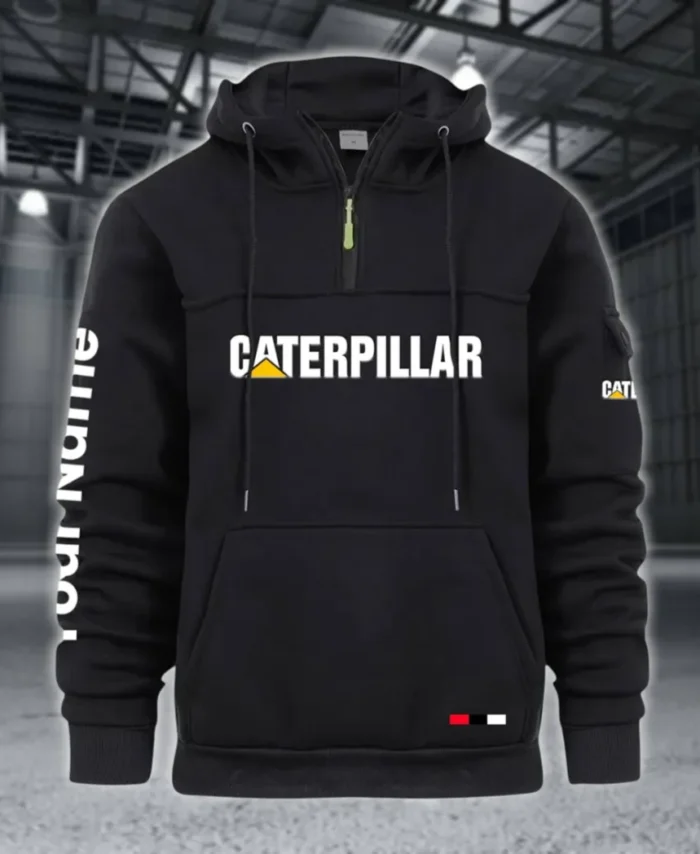 Construction Equipment Large Pocket Hoodie, Car Enthusiast Everyday Hoodie CAR514 - Black