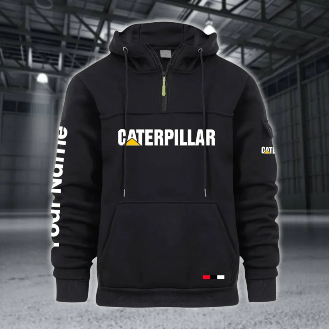 Construction Equipment Large Pocket Hoodie, Car Enthusiast Everyday Hoodie CAR514 - Black