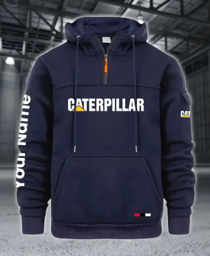 Construction Equipment Large Pocket Hoodie, Car Enthusiast Everyday Hoodie CAR514 - Navy