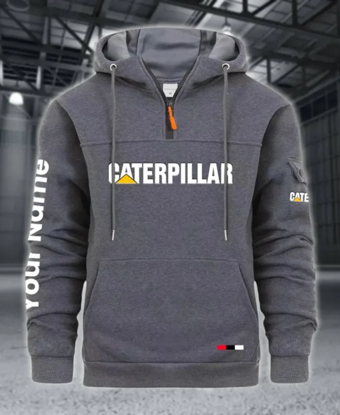 Construction Equipment Large Pocket Hoodie, Car Enthusiast Everyday Hoodie CAR514 - Dark Gray