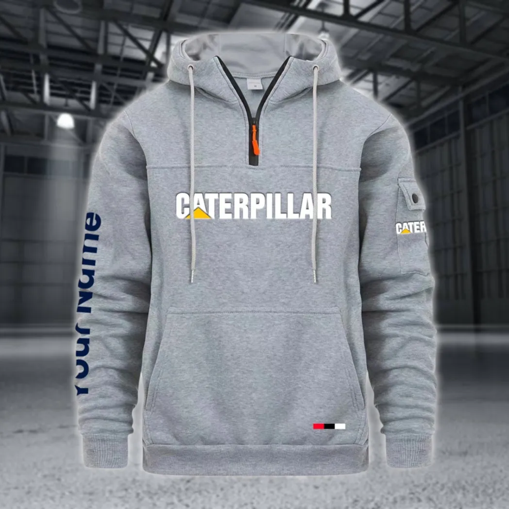 Construction Equipment Large Pocket Hoodie, Car Enthusiast Everyday Hoodie CAR514 - Light Gray