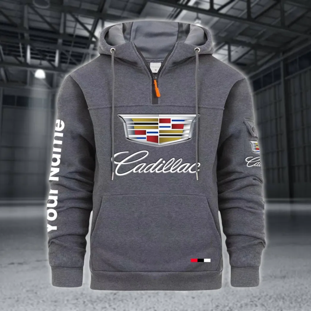 Elegant Touring Car Large Pocket Hoodie, Everyday Road-Ready Pullover CAR514 - Dark Gray