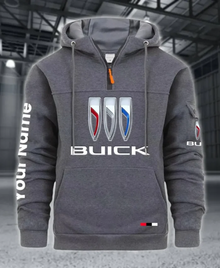 Comfort-Oriented Car Large Pocket Hoodie, Road-Ready Large Pocket Hoodie CAR514 - Dark Gray