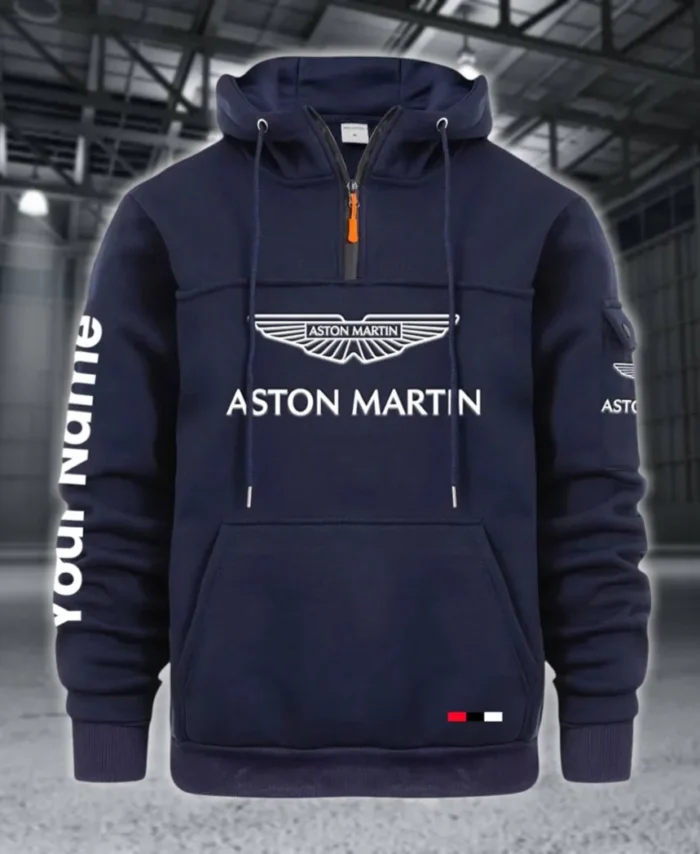 Refined Sport Coupe Large Pocket Hoodie, Garage-Ready Lifestyle Hoodie CAR514 - Navy