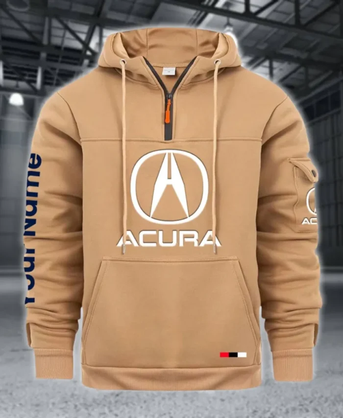 High-End Car Large Pocket Hoodie, Car Enthusiast Everyday Hoodie CAR514 - Khaki