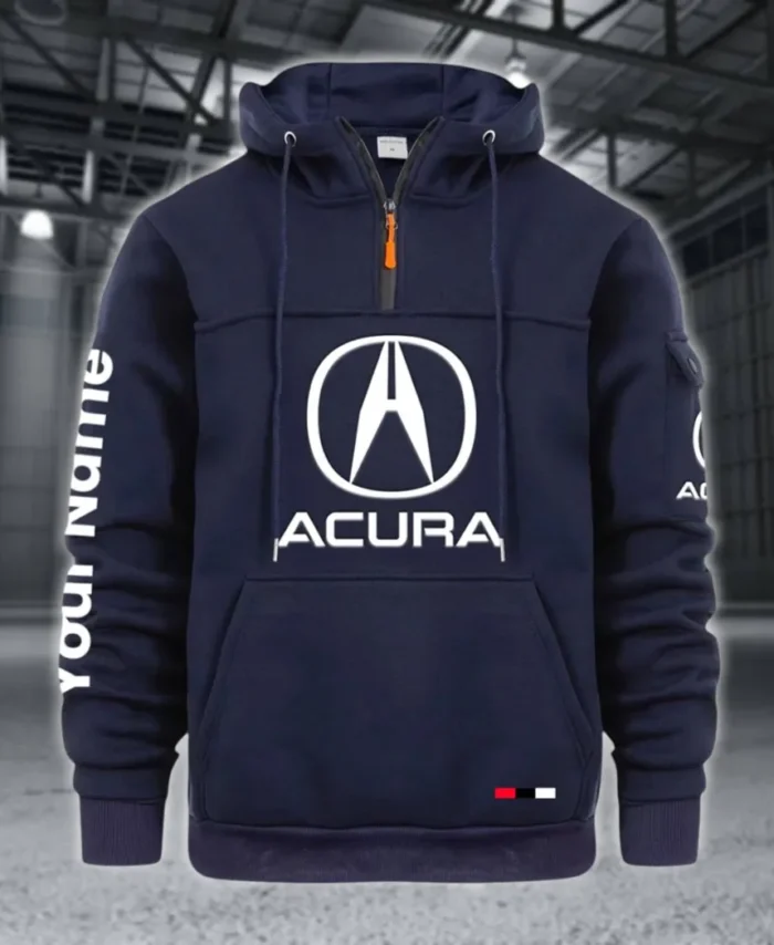 High-End Car Large Pocket Hoodie, Car Enthusiast Everyday Hoodie CAR514 - Navy